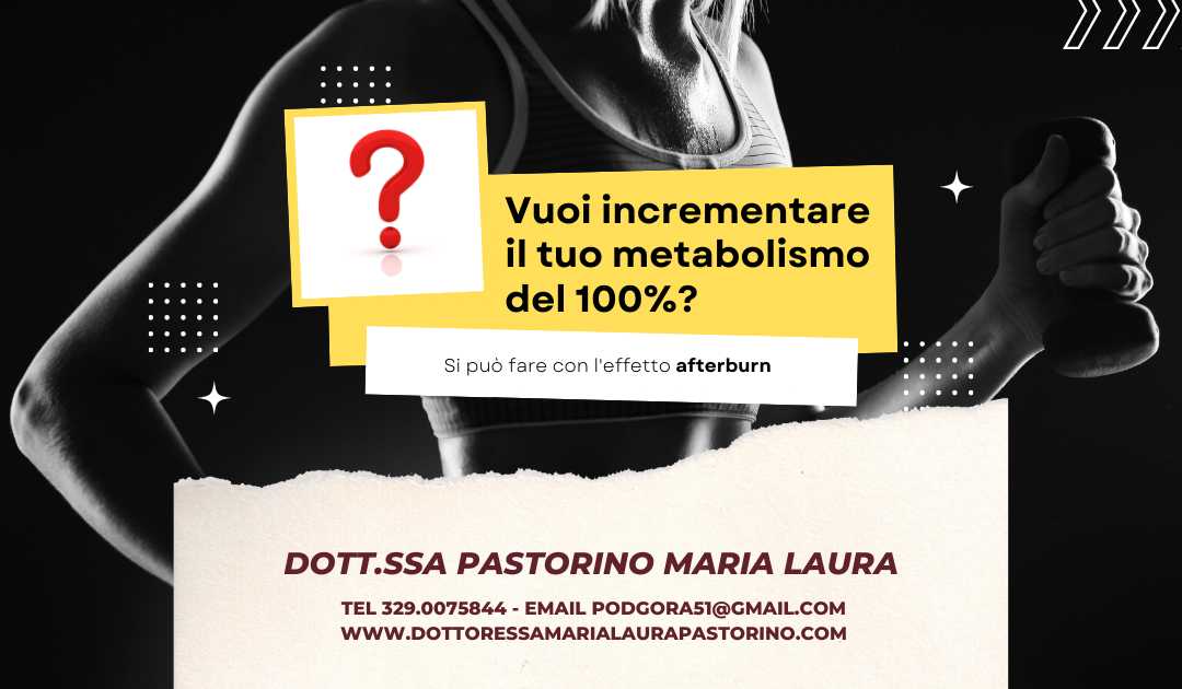 Vuoi incrementare il tuo metabolismo del 100%?