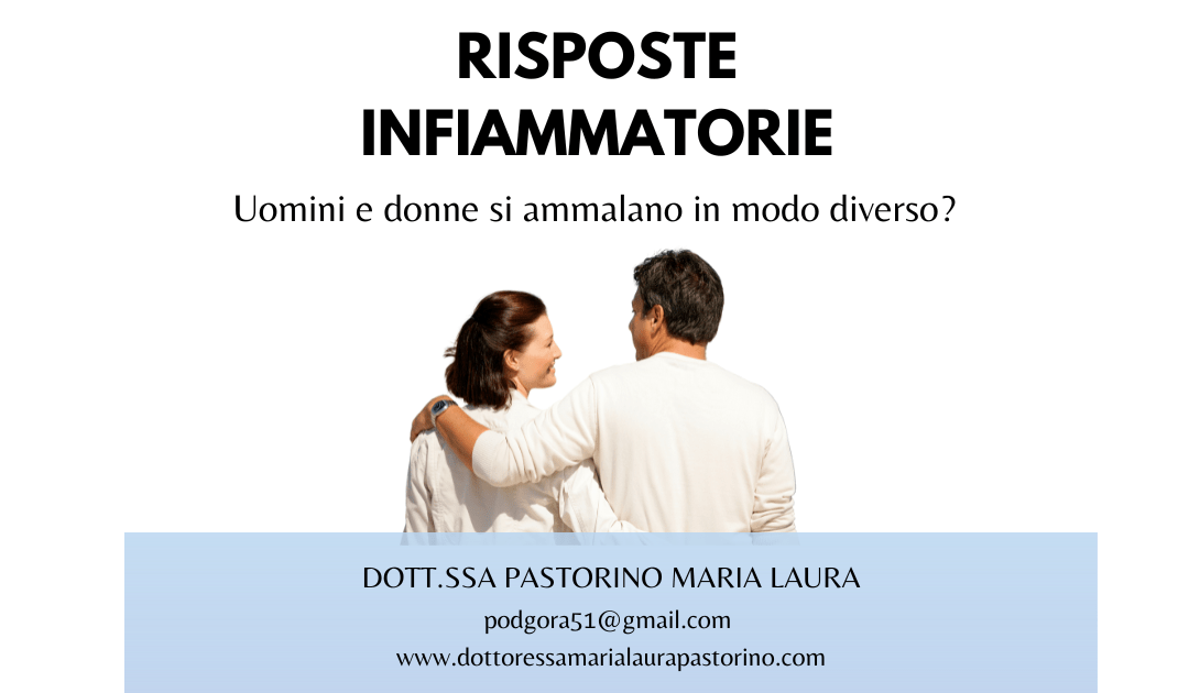 Risposte infiammatorie: uomini e donne si ammalano in modo diverso?